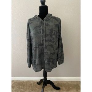 Pink Lily camo hoodie